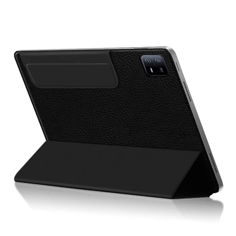 For Xiaomi Pad 6 Magnetic Protective Case Anti-Scratch PU Leather Tablet Cover with Stand