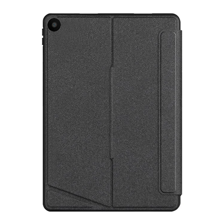 Para Funda de Cuero Huawei MatePad SE de 10.4 pulgadas + Teclado Bluetooth con Retroiluminación y Trackpad - Negro