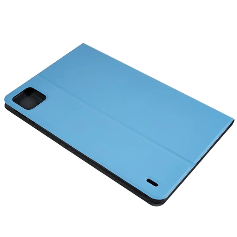 Pour Xiaomi Pad 6 Étui de protection en cuir PU anti-chute Étui de support pliable - Bleu ciel