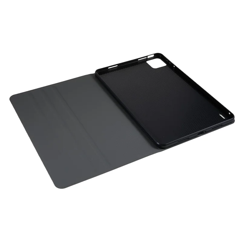 Til Xiaomi Pad 6 PU-læder tabletbeskytning mod fald med foldbar stående beskyttelsesdæksel - Sort