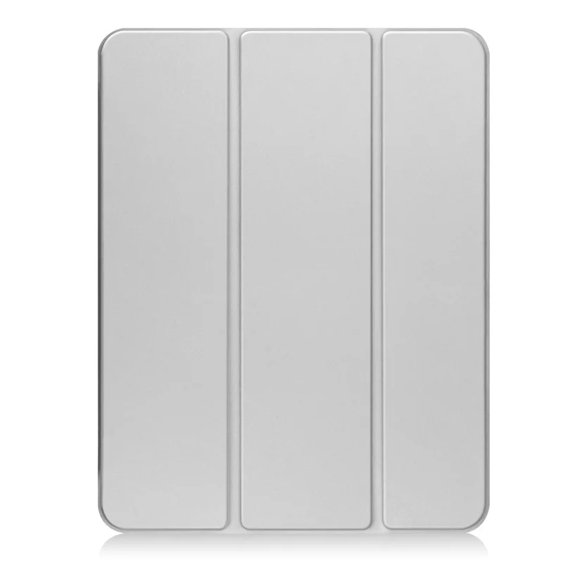 For OnePlus Pad Auto Sleep / Wake Case PU Leather + TPU + Acrylic Stand Transparent Tablet Cover with Pen Slot - Silver