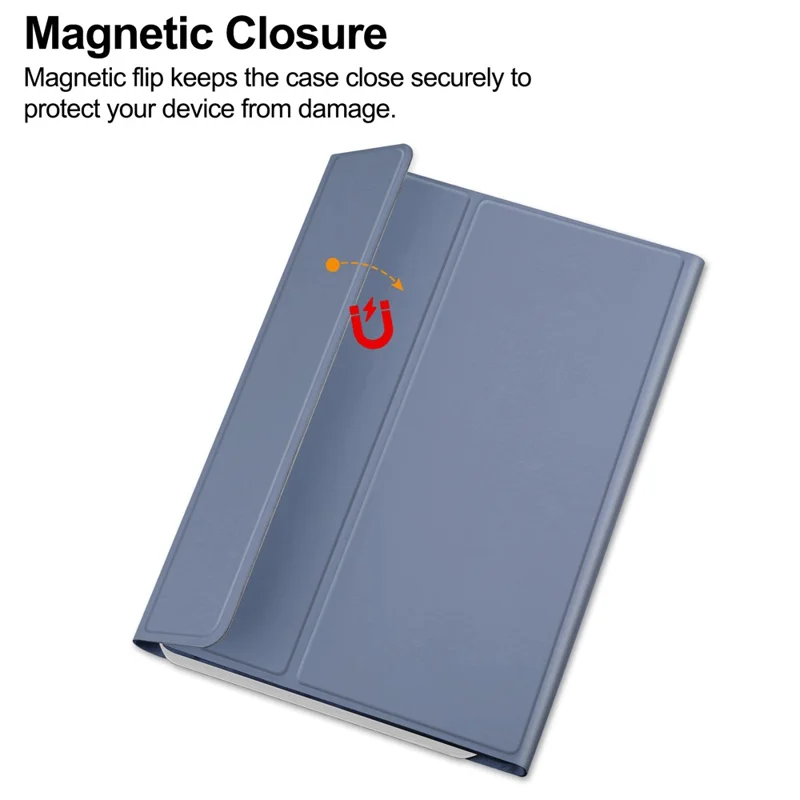 For Samsung Galaxy Tab S6 Lite (2024) / S6 Lite (2022) / S6 Lite (2020) Leather Case with Detachable Keyboard Stand Cover - Purple