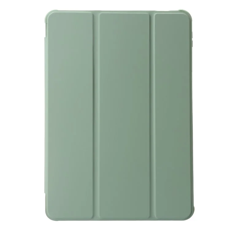 Für Xiaomi Pad 6 / Pad 6 Pro Tri-fold Stand Tablet Case PU Leder Transparente Acryl-TPU Smartcover - Mint Green
