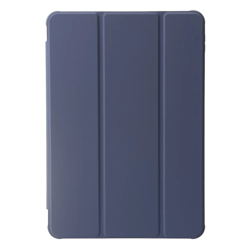 Per Xiaomi Pad 6 / Pad 6 Pro Tri-fold Stand Tablet Case PU Leather Transparent Acrylic TPU Smart Cover - Viola