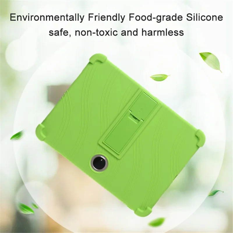 Shockproof Silicone Case for Oppo Pad 2 PC Kickstand Protective Tablet Cover - Sky Blue