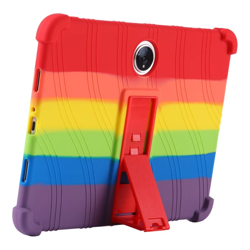 Shockproof Silicone Case for Oppo Pad 2 PC Kickstand Protective Tablet Cover - Orange