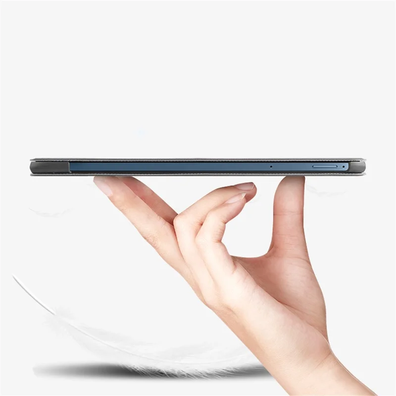 For Honor Pad V8 Deer Pattern Tablet Case PU Leather + PC Stand Cover - Grey