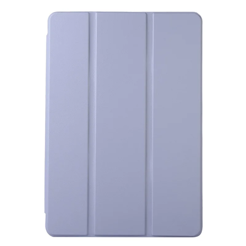 Para Huawei MatePad 11 (2023) Capa de Couro PU de Cor Sólida, Suporte de Dobra Tripla com Compartimento para Lápis - Lavanda Roxa