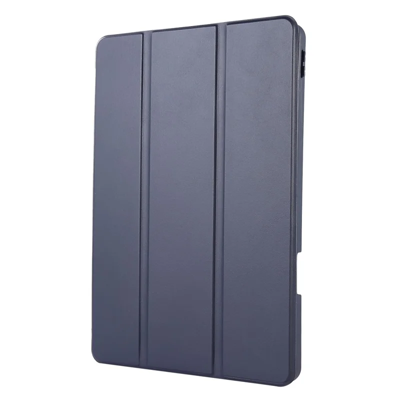 Para Huawei MatePad 11 (2023) Capa de Couro PU de Cor Sólida, Suporte de Dobra Tripla com Compartimento para Lápis - Lavanda Roxa