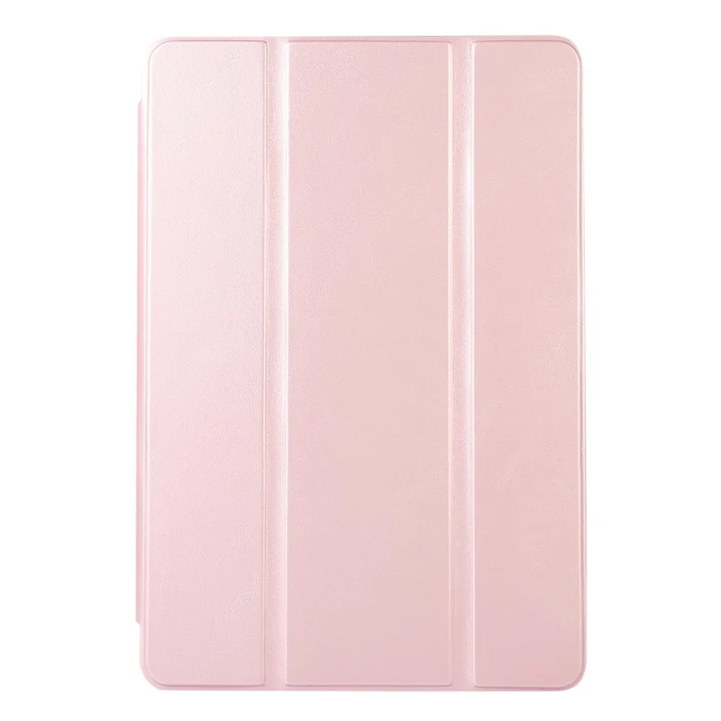 Per Huawei MatePad SE 10.4 pollici Custodia in pelle PU monocolore Tablet Tri-Fold Stand Anti-caduta Custodia con slot per matita - Rosa