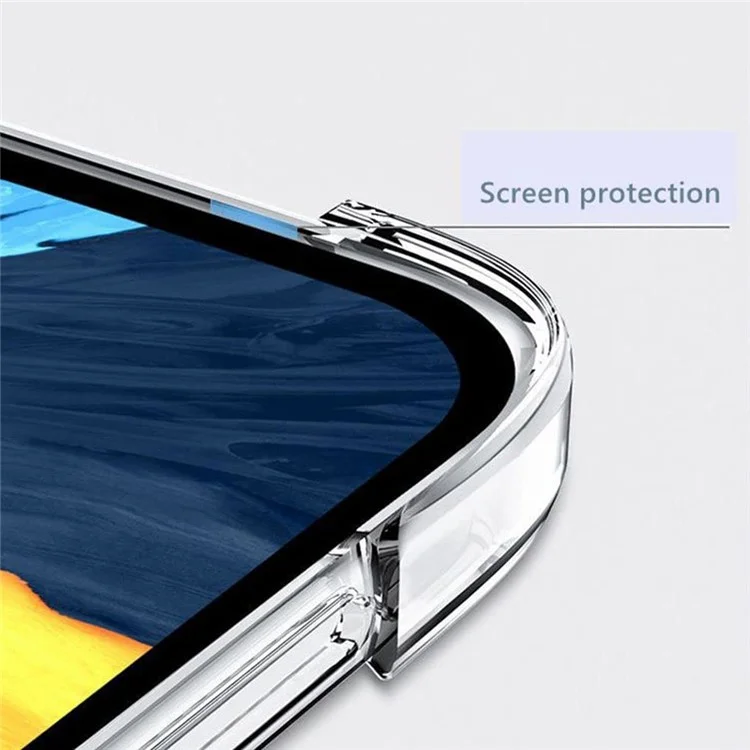 Für Samsung Galaxy Tab S8 Ultra Flexible TPU-Tablettenhülle Verstärkte Ecken Transparenter Schutzdeckel