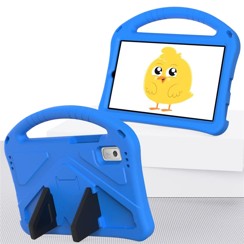 Para Lenovo Tab M9 Diseño de Manejo Funda para Tableta Funda Protectora de EVA a Prueba de Golpes con Soporte - Azul