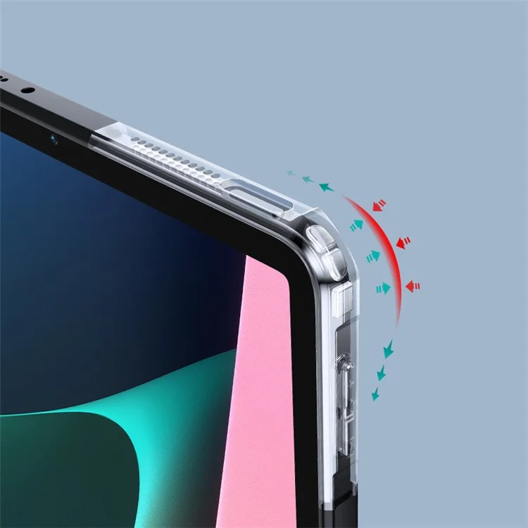 XUNDD Para Xiaomi Pad 6 Pro / Pad 6 Funda Protectora para Tableta Transparente Acrílico+TPU Slim Cover - Negro