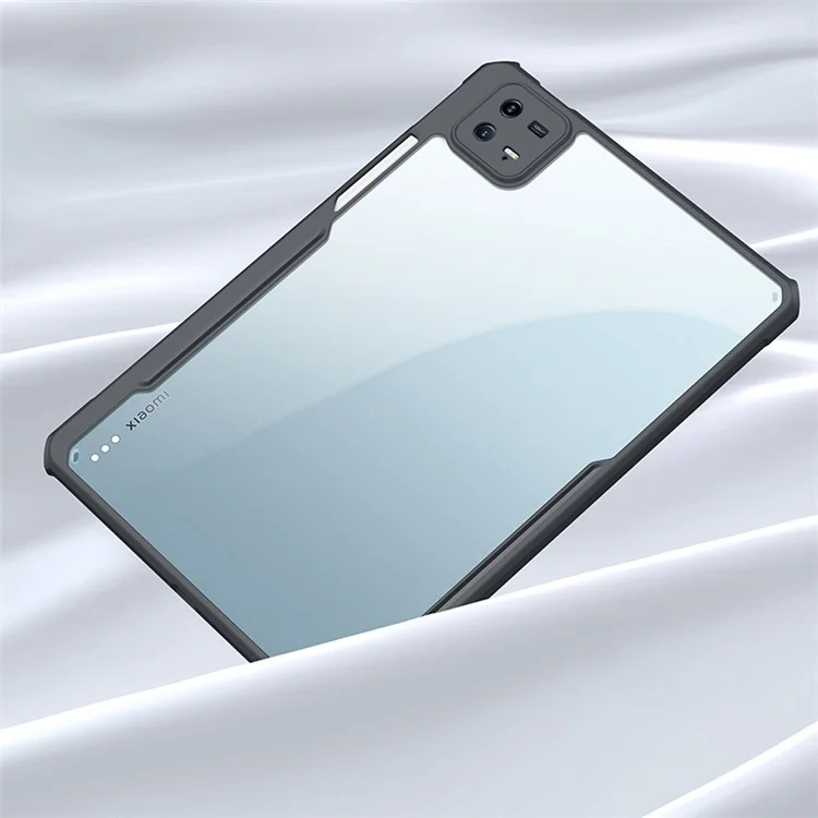 XUNDD Para Xiaomi Pad 6 Pro / Pad 6 Funda Protectora para Tableta Transparente Acrílico+TPU Slim Cover - Negro
