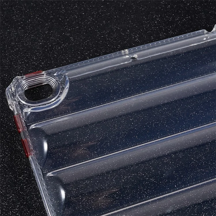 For iPad mini 4 / mini (2019) 7.9 inch Airbag Tablet Case Down Jacket Design Drop-proof Clear TPU Cover