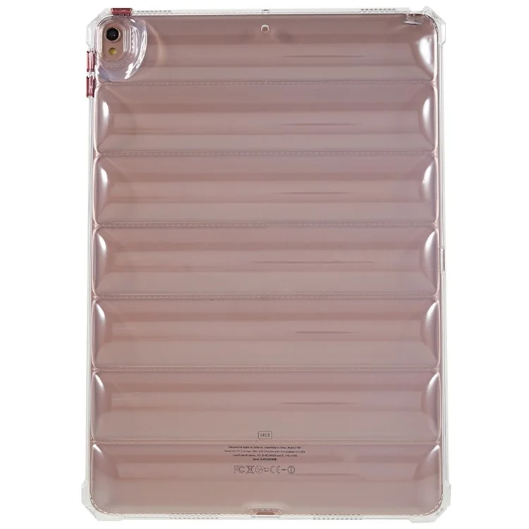 For iPad Air 10.5 inch (2019) / Pro 10.5-inch (2017) Anti-drop Tablet Case Airbag Down Jacket Design Clear TPU Cover