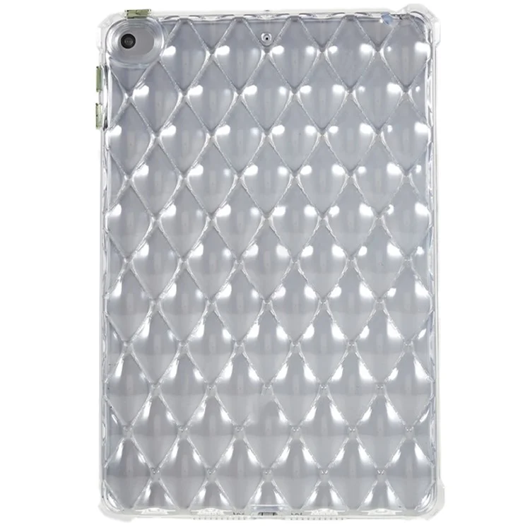 Para iPad mini 4 / mini (2019) 7.9 pulgadas Funda Antideslizante para Tableta Airbag Textura de Diamante Cubierta Transparente de TPU