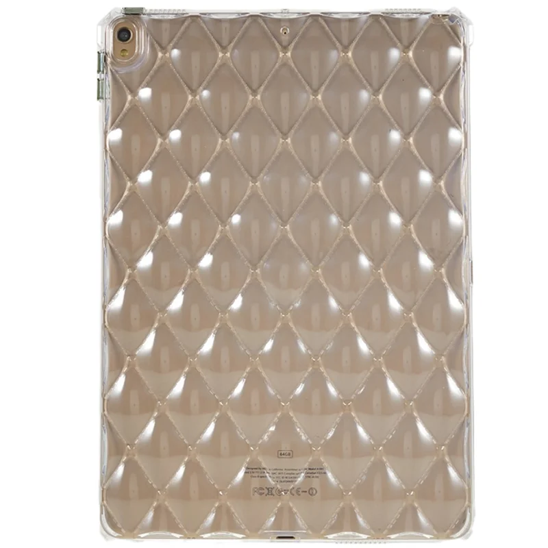 Para iPad Air 10,5 polegadas (2019) / Pro 10,5 polegadas (2017) Airbag Diamond Texture Tablet Cover TPU Clear Drop-proof Case