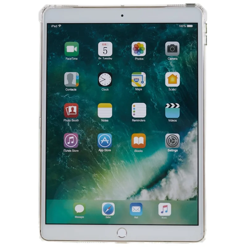 Für Ipad Air 10.5 Zoll (2019) / Pro 10,5-zoll (2017) Airbag Diamond Texture Tablet Deckung TPU Clear Drop-proof-hülle