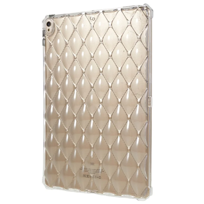 Para iPad Air 10,5 polegadas (2019) / Pro 10,5 polegadas (2017) Airbag Diamond Texture Tablet Cover TPU Clear Drop-proof Case