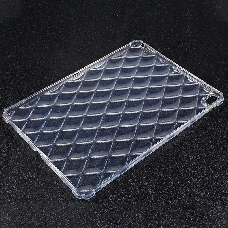 Para iPad Air 10,5 polegadas (2019) / Pro 10,5 polegadas (2017) Airbag Diamond Texture Tablet Cover TPU Clear Drop-proof Case