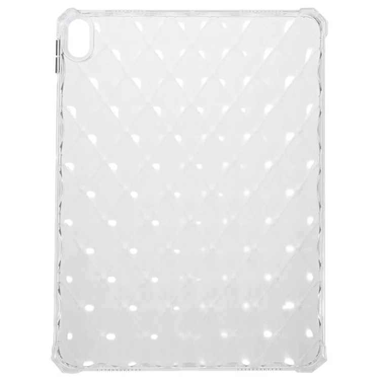 Для iPad Air (2022) / (2020) Airbag Diamond Texture TPU Cover Anti-drop Clear Tablet Case