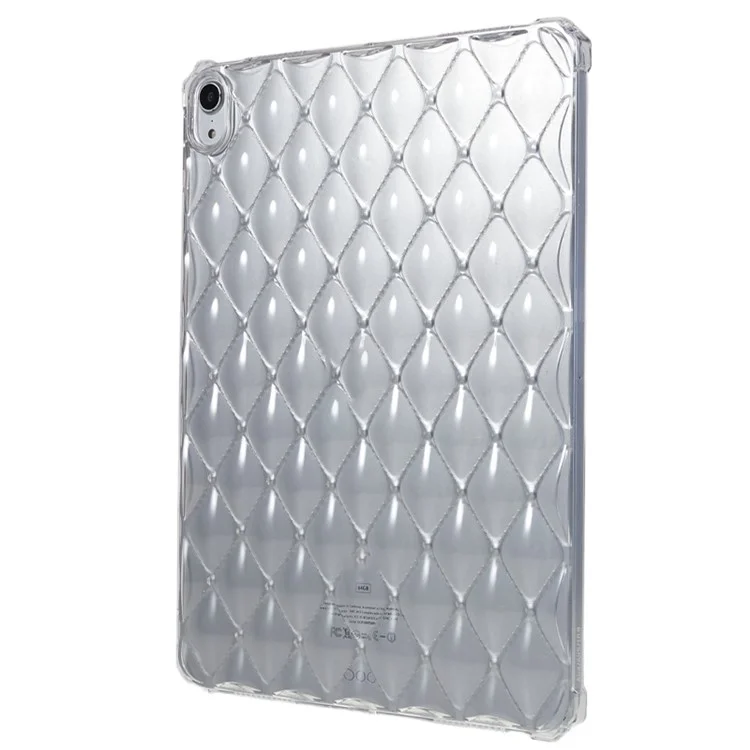 Для iPad Air (2022) / (2020) Airbag Diamond Texture TPU Cover Anti-drop Clear Tablet Case