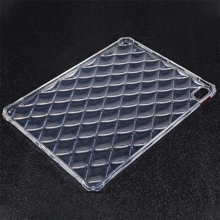 Для iPad Air (2022) / (2020) Airbag Diamond Texture TPU Cover Anti-drop Clear Tablet Case