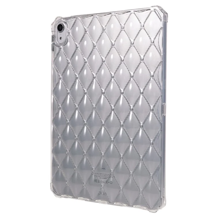Per iPad 10.9 (2022) Airbag Diamond Texture Tablet Anti-drop Cover Soft TPU Clear Back Case