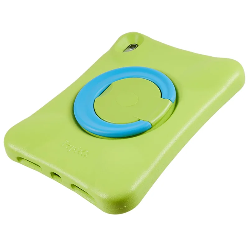 PEPKOO for iPad 10.9 (2022) Shockproof Tablet Case 360-degree Rotatable PC Kickstand EVA Protective Cover - Green / Blue