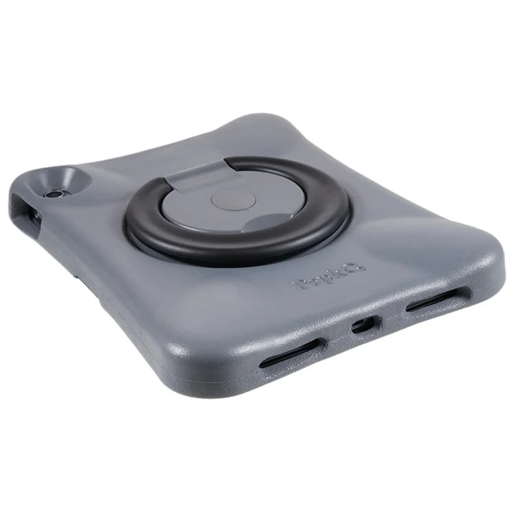 PEPKOO pour iPad 10.9 (2022) Étui de protection choc Tablet 360 degrés Rotative PC Support PC Housse de protection EVA - Gris / Noir