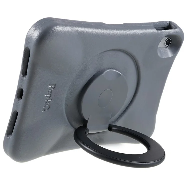 PEPKOO pour iPad 10.9 (2022) Étui de protection choc Tablet 360 degrés Rotative PC Support PC Housse de protection EVA - Gris / Noir
