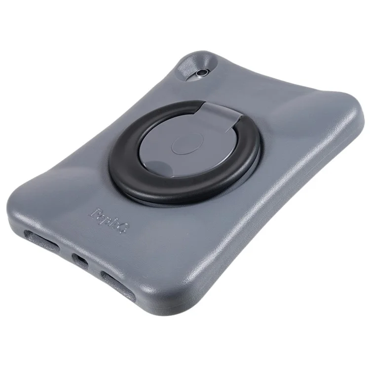 PEPKOO pour iPad 10.9 (2022) Étui de protection choc Tablet 360 degrés Rotative PC Support PC Housse de protection EVA - Gris / Noir