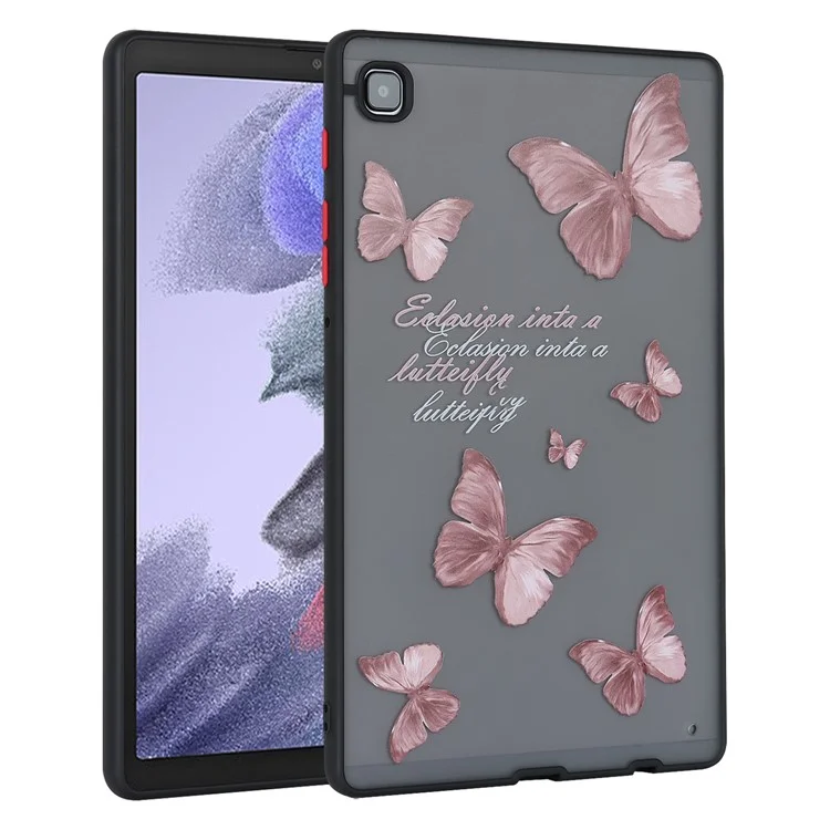 Per Samsung Galaxy Tab A7 Lite 8.7-inch T220 T225 Pattern Tablet Case Soft TPU Skin-touch Cover - Butterfly