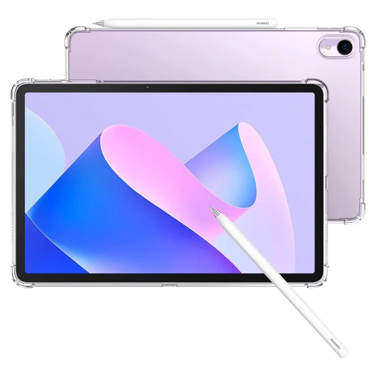 Para Huawei MatePad 11 (2023) Funda Antideslizante Reforzada Esquinas Funda Suave de TPU Transparente
