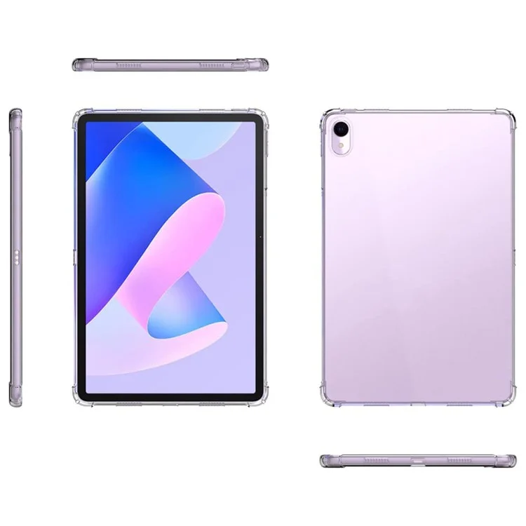 Para Huawei MatePad 11 (2023) Funda Antideslizante Reforzada Esquinas Funda Suave de TPU Transparente