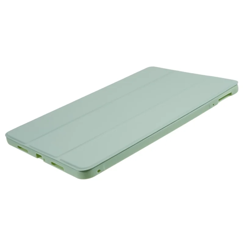 Für Xiaomi Pad 6 / Pad 6 Pro Tri-fold Stand Tablet Case PU Leder Wabenmuster Automatisches Aufwachen / Schlafendes Smart Cover - Hellgrün