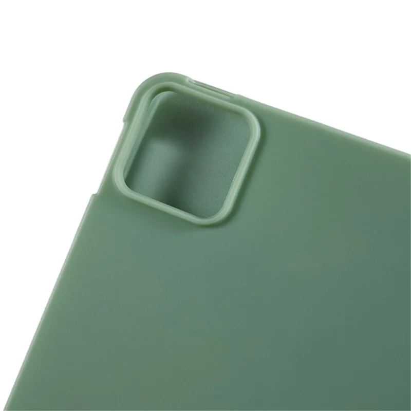 Für Xiaomi Pad 6 / Pad 6 Pro Tri-fold Stand Tablet Case PU Leder Wabenmuster Automatisches Aufwachen / Schlafendes Smart Cover - Hellgrün