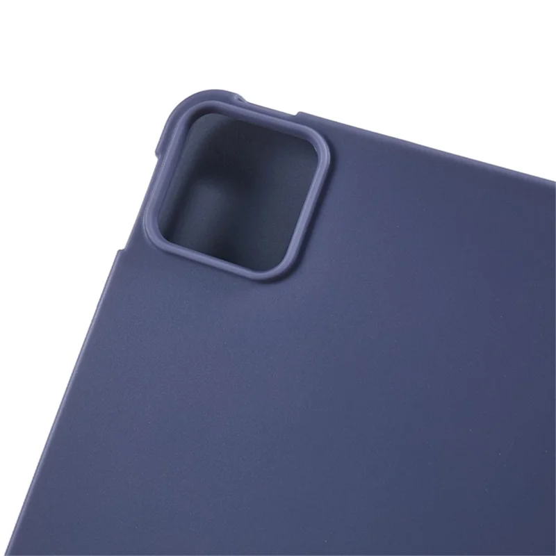 For Xiaomi Pad 6 / Pad 6 Pro Tri-fold Stand Tablet Case PU Leather Honeycomb Texture Auto Wake / Sleep Smart Cover - Purple