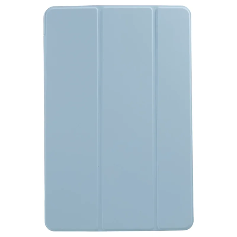 Pour Xiaomi Pad 6 / Pad 6 Pro Étui de support triptyque Tablet Case PU Leather Honeycomb Texture Auto Wake / Sleep Smart Cover - Bleu bébé