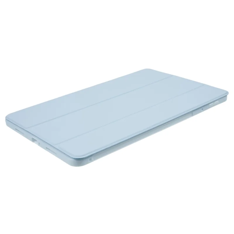 Pour Xiaomi Pad 6 / Pad 6 Pro Étui de support triptyque Tablet Case PU Leather Honeycomb Texture Auto Wake / Sleep Smart Cover - Bleu bébé