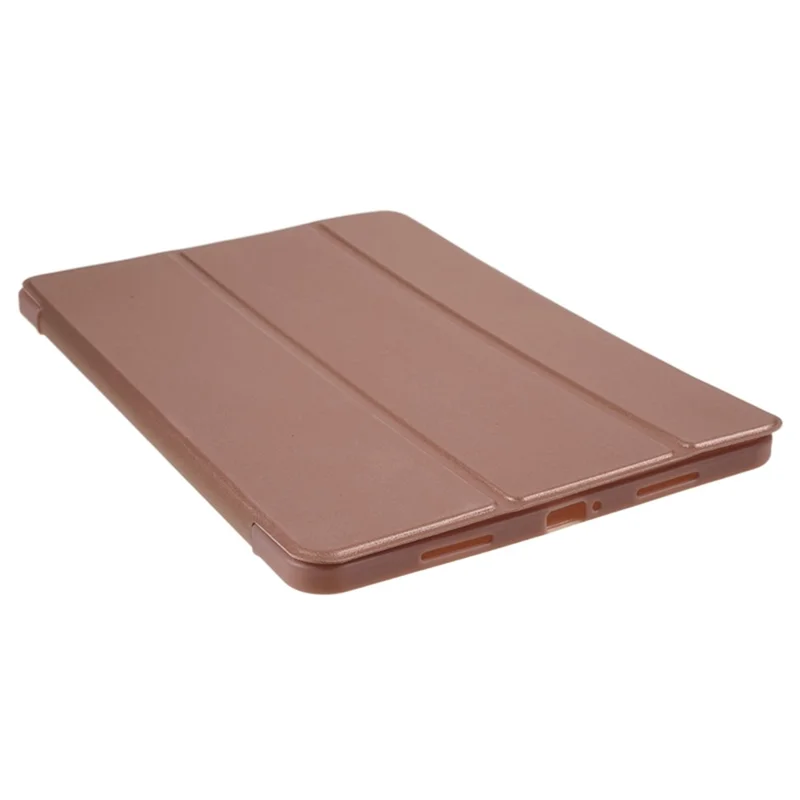 For Xiaomi Pad 6 / Pad 6 Pro Tri-fold Stand Tablet Case PU Leather Honeycomb Texture Auto Wake / Sleep Smart Cover - Rose Gold