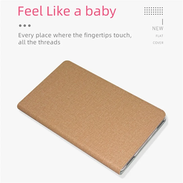 Para Blackview Tab 6 PU Leather Tablet Case Folding Stand Shockproof Business Cover - Ouro