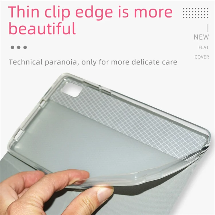 Para Blackview Tab 6 PU Leather Tablet Case Folding Stand Shockproof Business Cover - Ouro