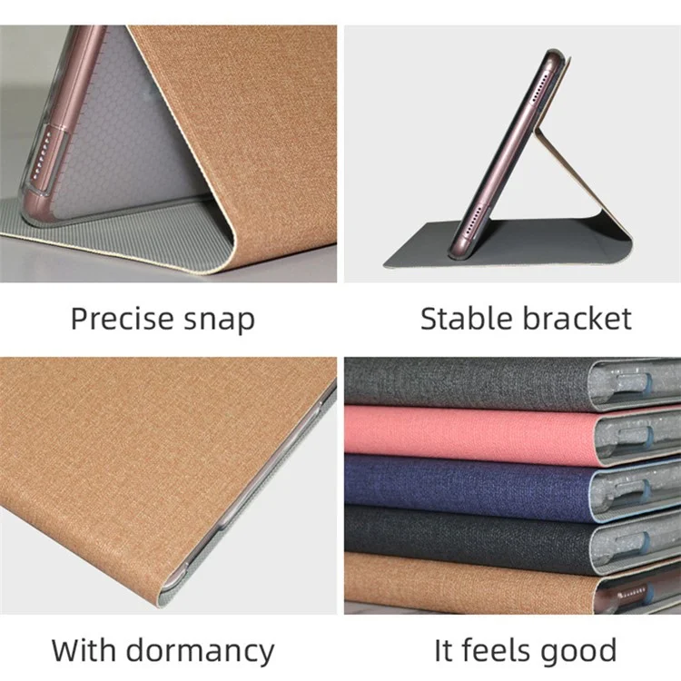 Para Blackview Tab 6 PU Leather Tablet Case Folding Stand Shockproof Business Cover - Ouro