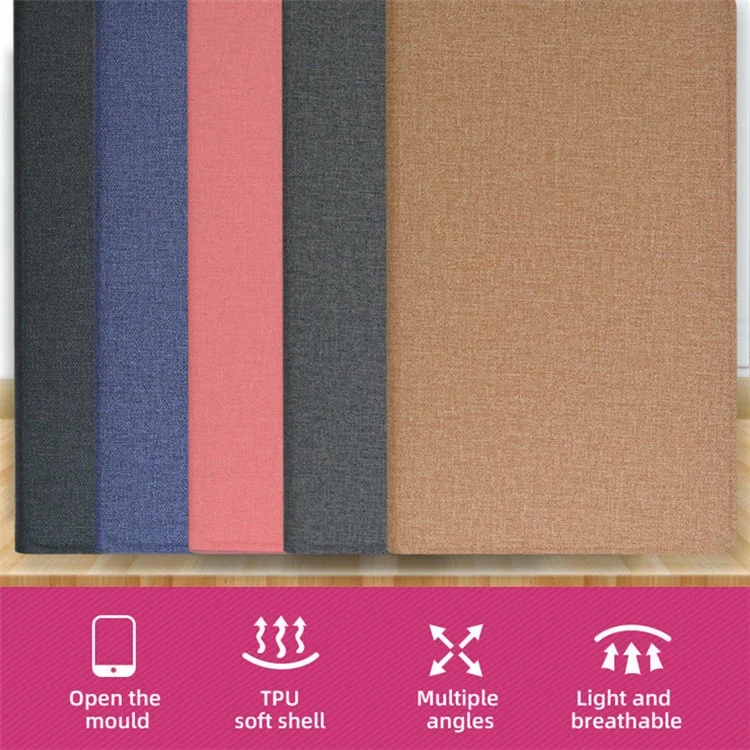 Para Blackview Tab 6 PU Leather Tablet Case Folding Stand Shockproof Business Cover - Ouro