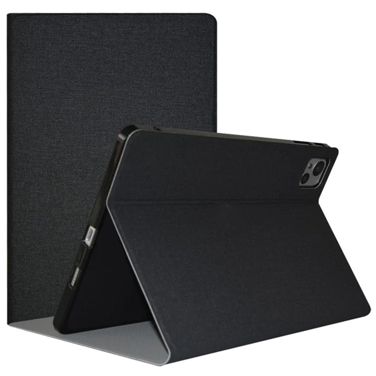 Para Blackview Tab 13 Business Tablet Case PU Leather Stand Flip Cover - Preto