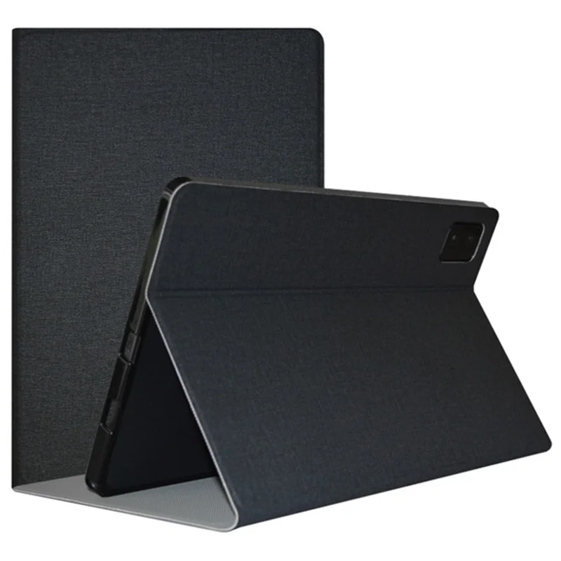 For Blackview Tab 12 Business PU Leather Tablet Cover Shockproof Stand Folio Case - Black