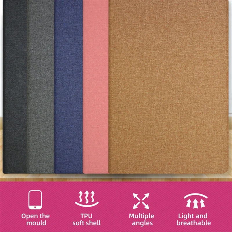 For Blackview Tab 12 Business PU Leather Tablet Cover Shockproof Stand Folio Case - Black