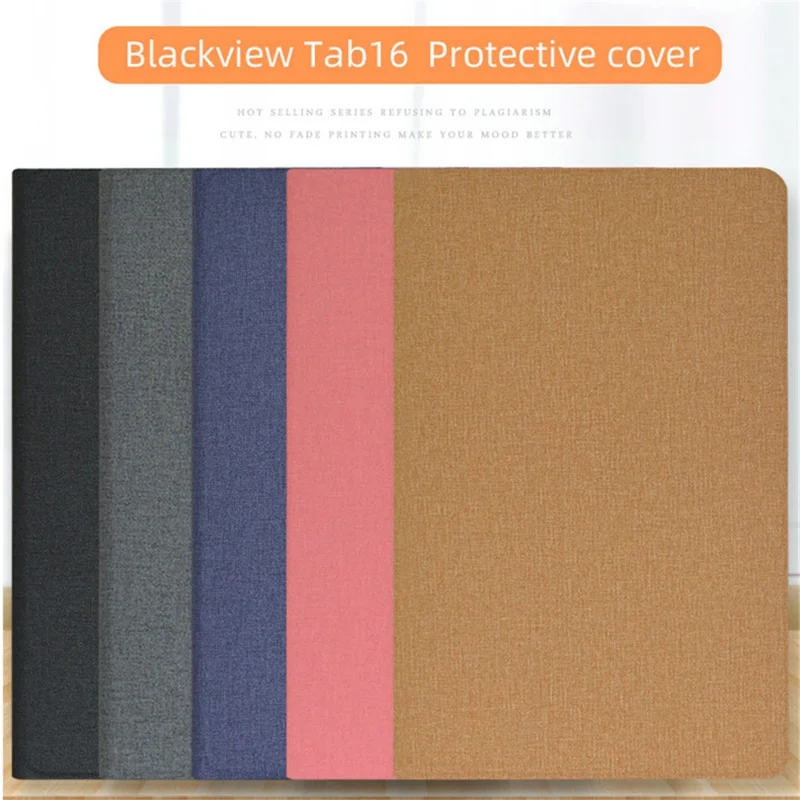 For Blackview Tab 16 Business Slim Tablet Case PU Leather Stand Protective Cover - Grey